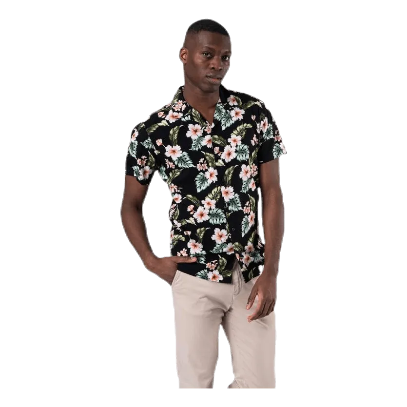 Jack & Jones Dale Resort Shirt S/S One Pocket Black