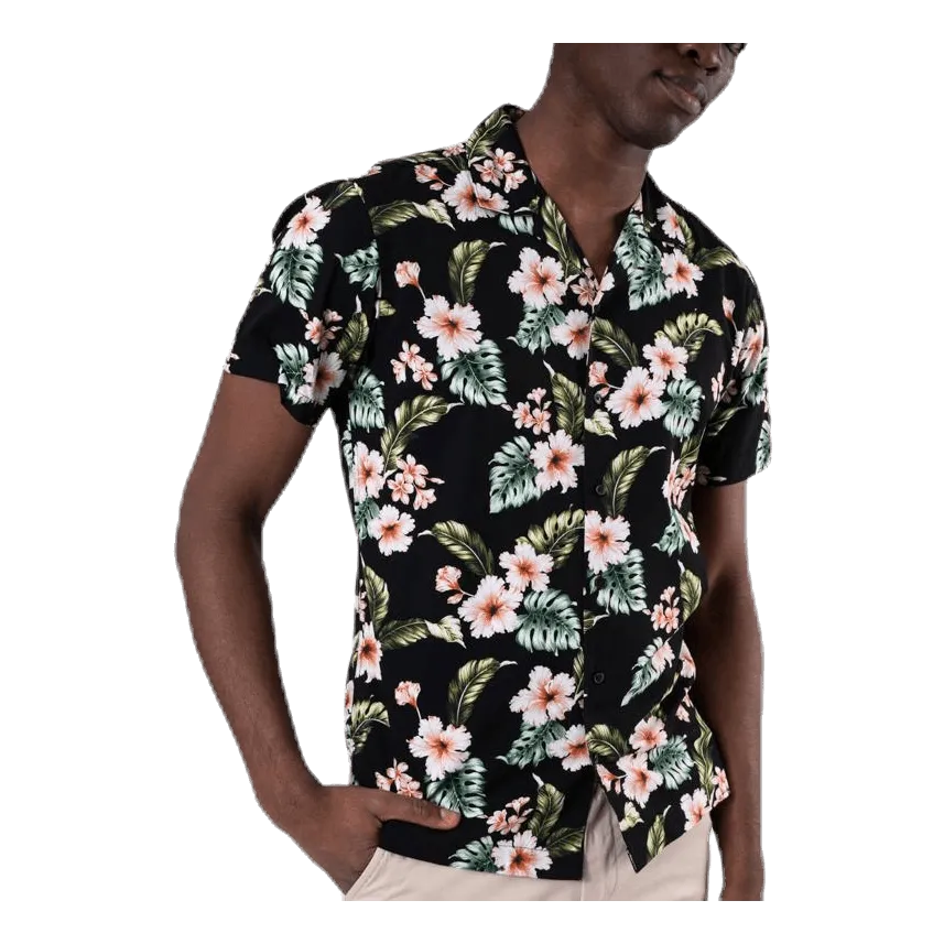 Jack & Jones Dale Resort Shirt S/S One Pocket Black