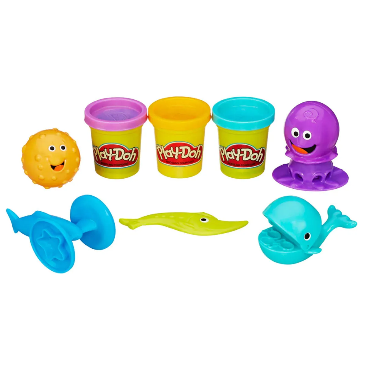 JUGUETE PLAYDOH DE HERRAMIENTAS SUBMARINAS 9 PZA.