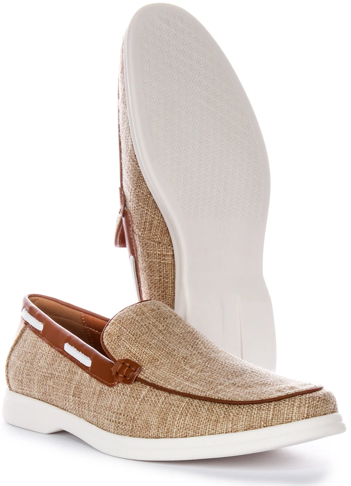 Justinreess Inglaterra Charles Fabric in beige para hombres
