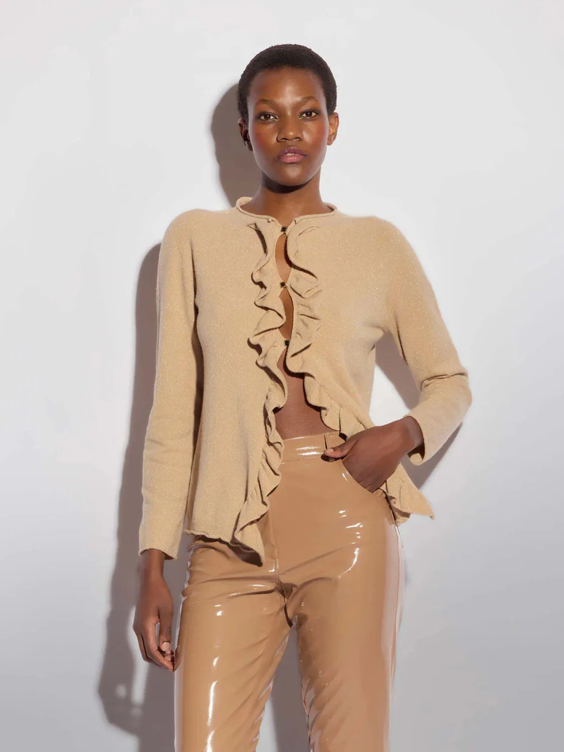 MARANA CHAQUETA  BRILLO KOCCA GOLD