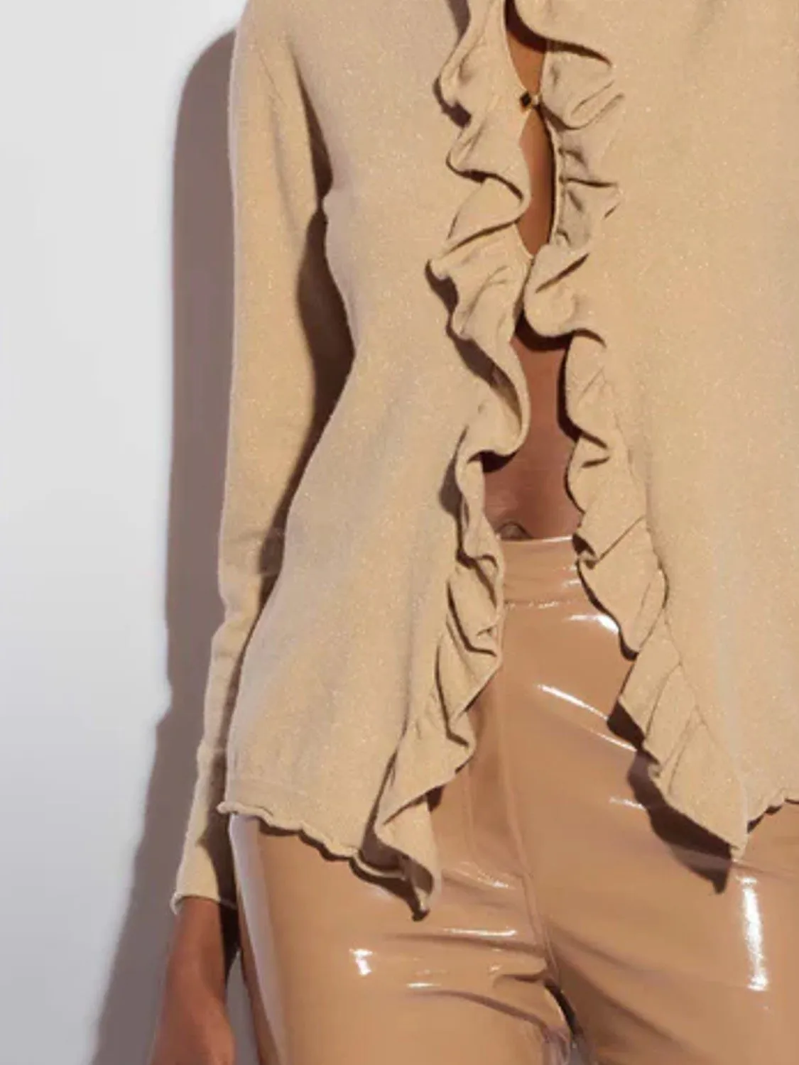 MARANA CHAQUETA  BRILLO KOCCA GOLD