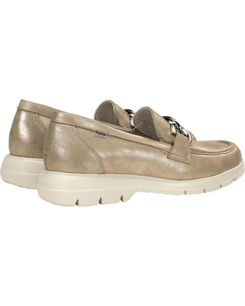 Mocasines de Mujer FLUCHOS MOCASIN GLADIS F1937 LAGUNA PLATINO