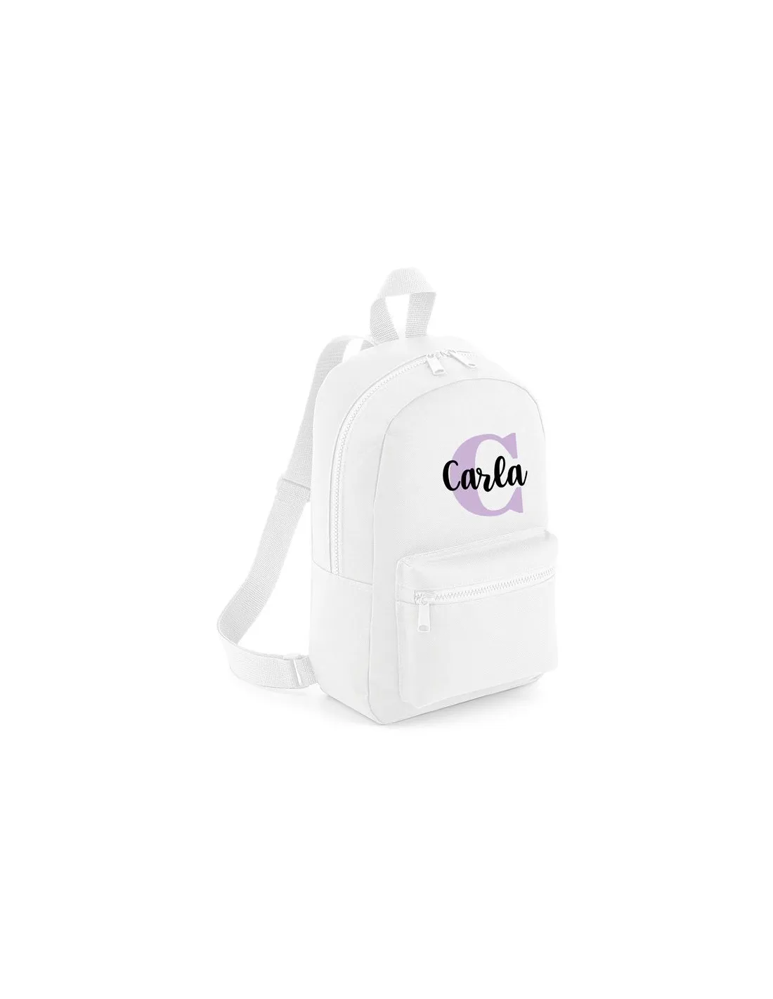 Mochila Mediana Nylon personalizada lila de Mi Pipo