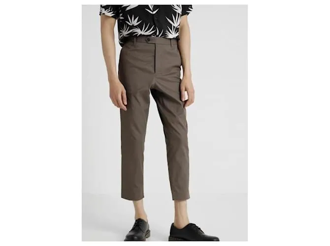 Nuevos pantalones chinos de hombre All Saints Caqui 