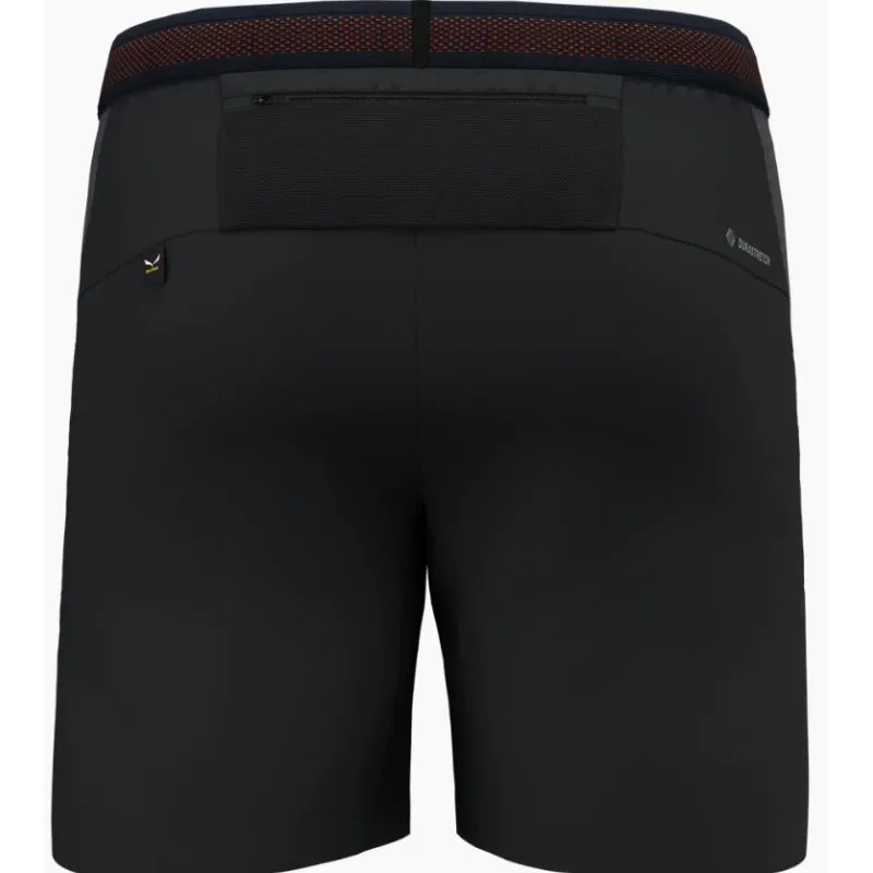 Pantalones cortos de speed hiking para hombre Salewa PEDROC 2 DST M SHORTS (black out)