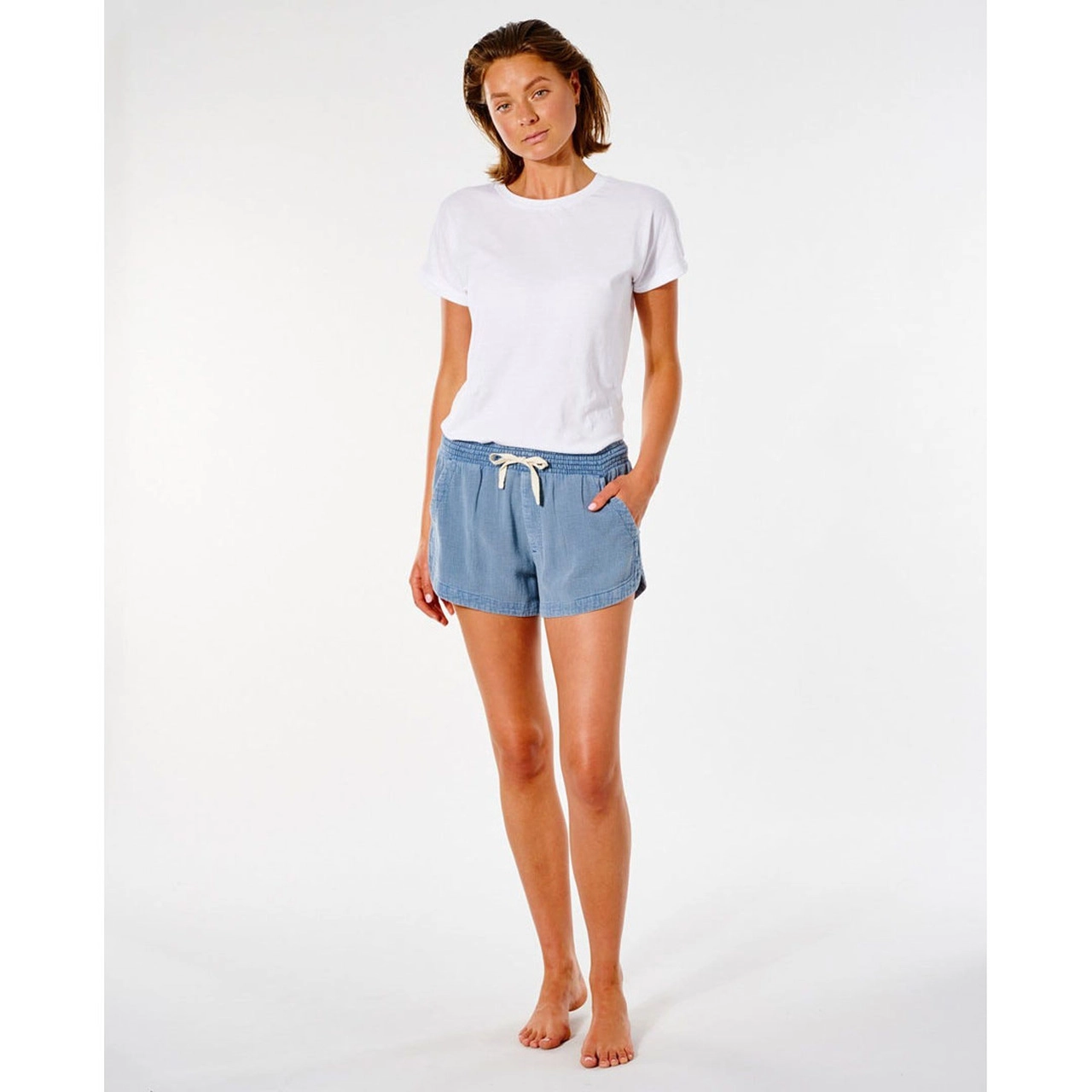 Pantalón algodón RIP CURL corto práctico y cómodo para Mujer Shorts Classic Surf Slate Blue Ref. GWANC9 azul
