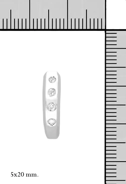 Pendientes oro blanco y diamantes 192_Z1260