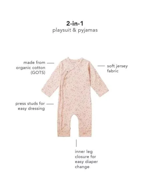 Playsuit Nuuk estampado Rosa Smoke