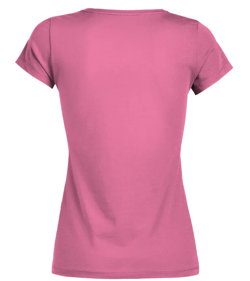 Primera Navidad en la pancita Camiseta cuello redondo Mujer