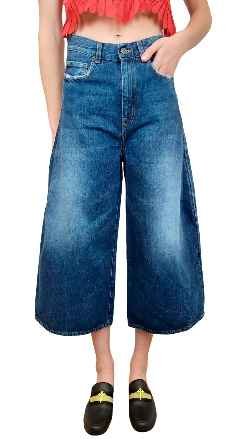 PRPS Denim Wild Legs Culottes