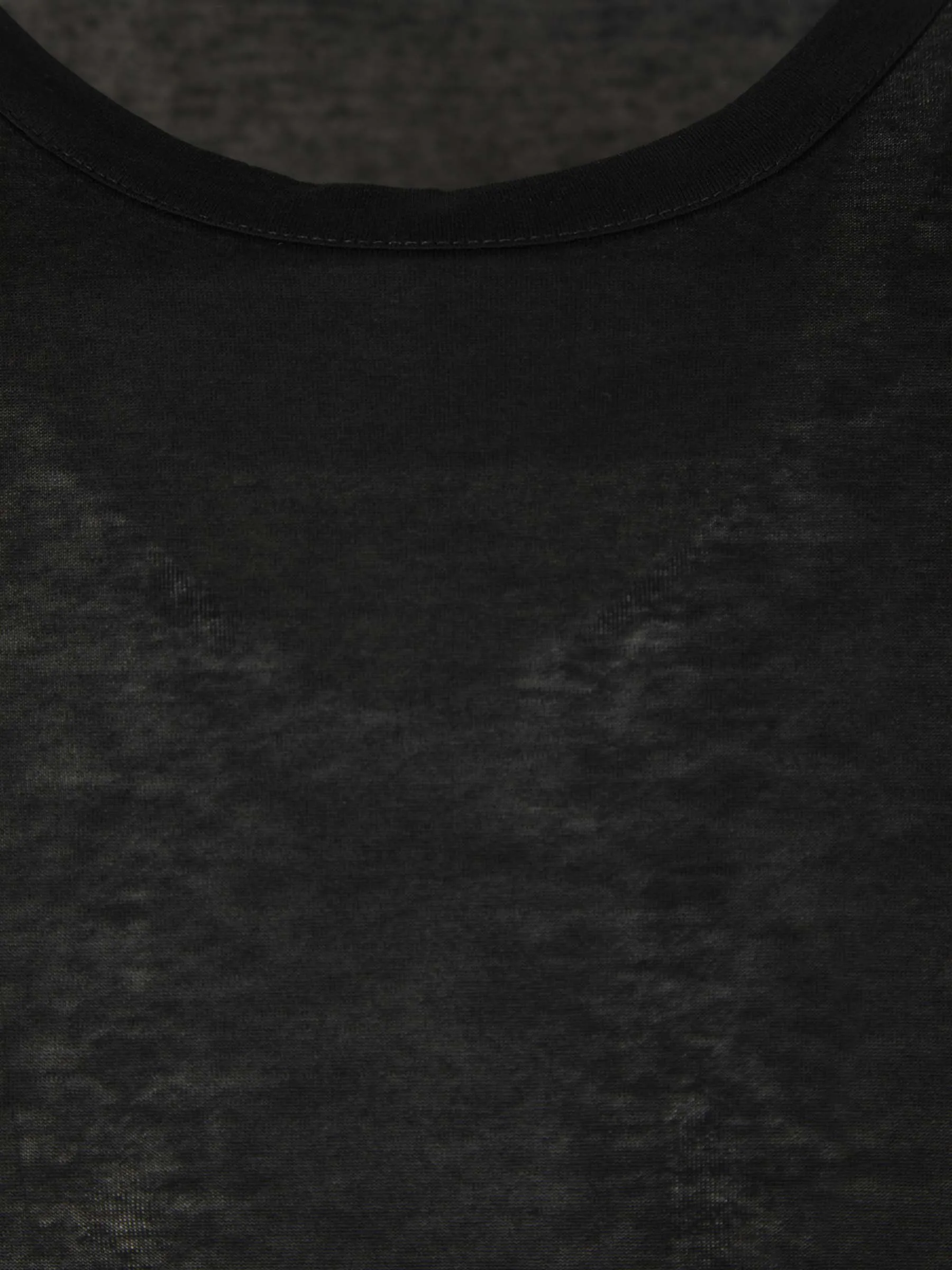 Saint Laurent Camiseta Logo Viscosa