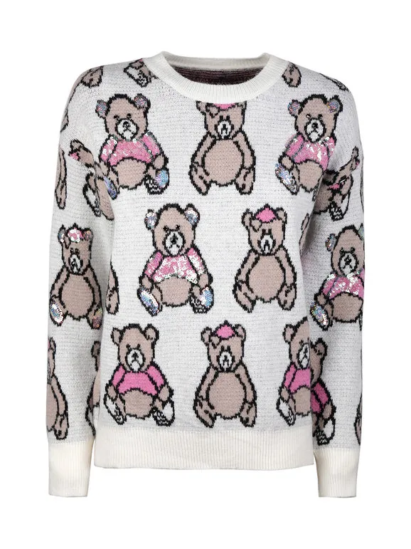 Solada Jersey de mujer oversize con osito