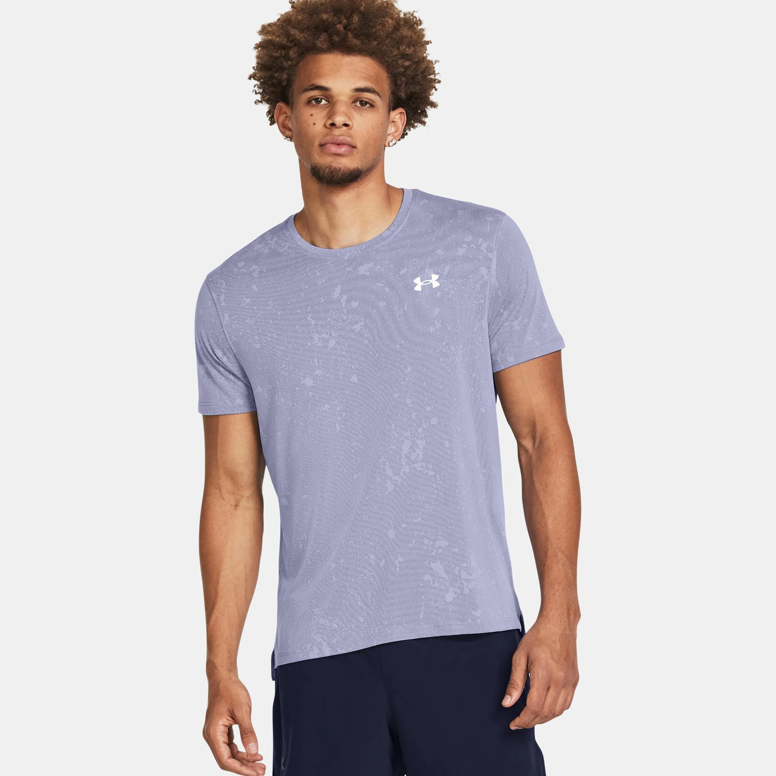 Streaker Splatter SS Camiseta De Running Hombres