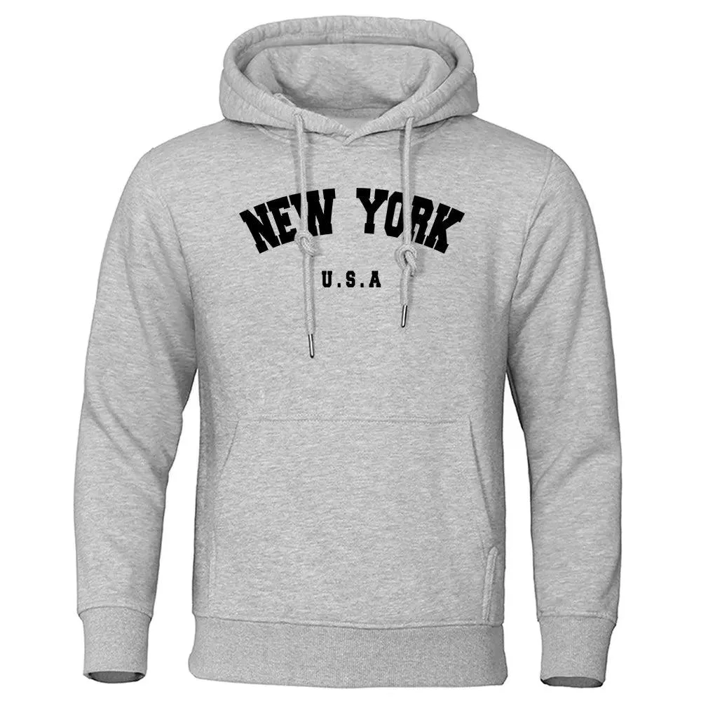 Sudadera con Capucha para Hombres New York| Diseo Casual y Cómodo