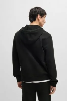 Sudadera con capucha regular fit en felpa de rizo con etiqueta con logo