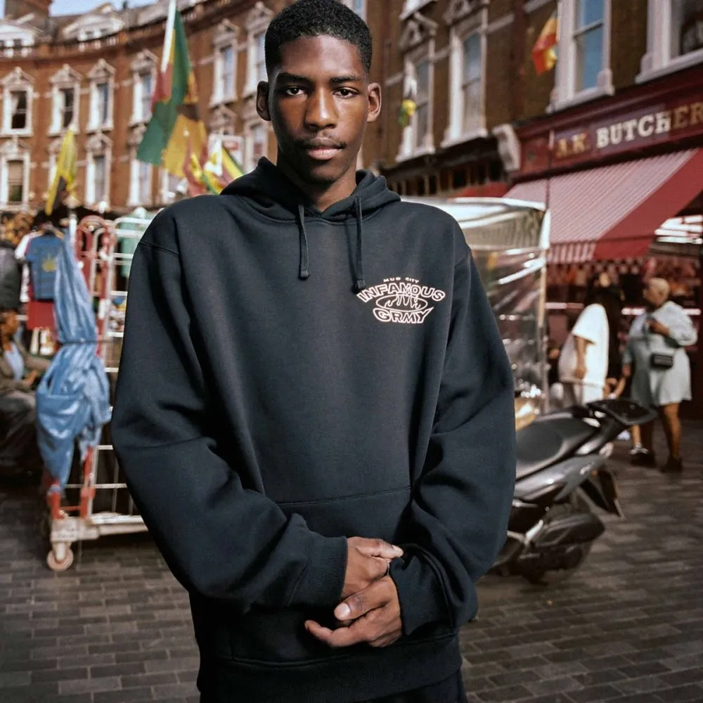 SUDADERA GRIMEY MADRID THE CONNOISSEUR HEAVYWEIGHT  BLACK | FW23