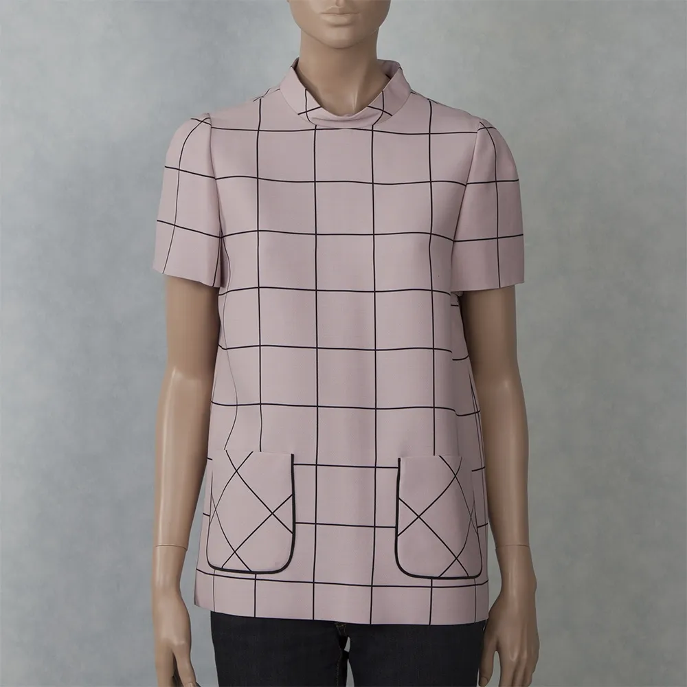 Valentino Top Rosa Nude Cuadros T S