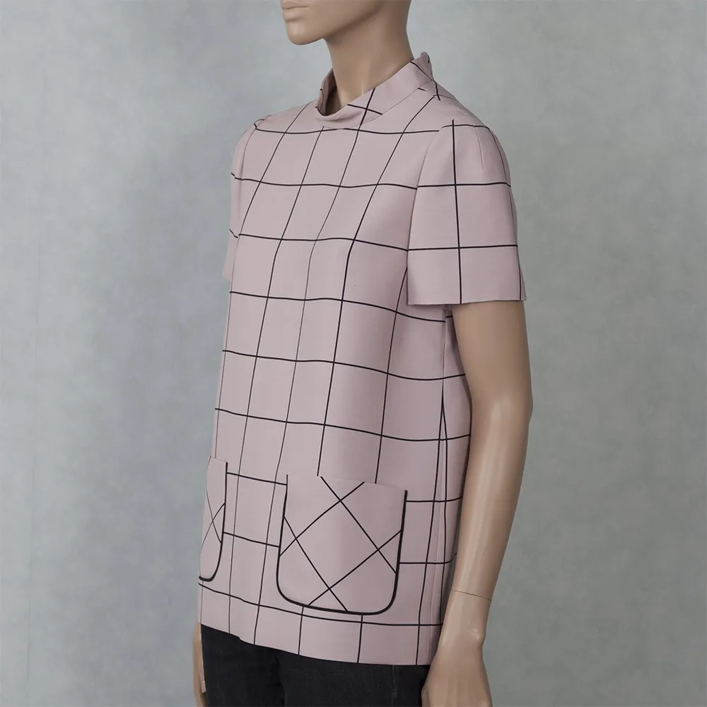 Valentino Top Rosa Nude Cuadros T S