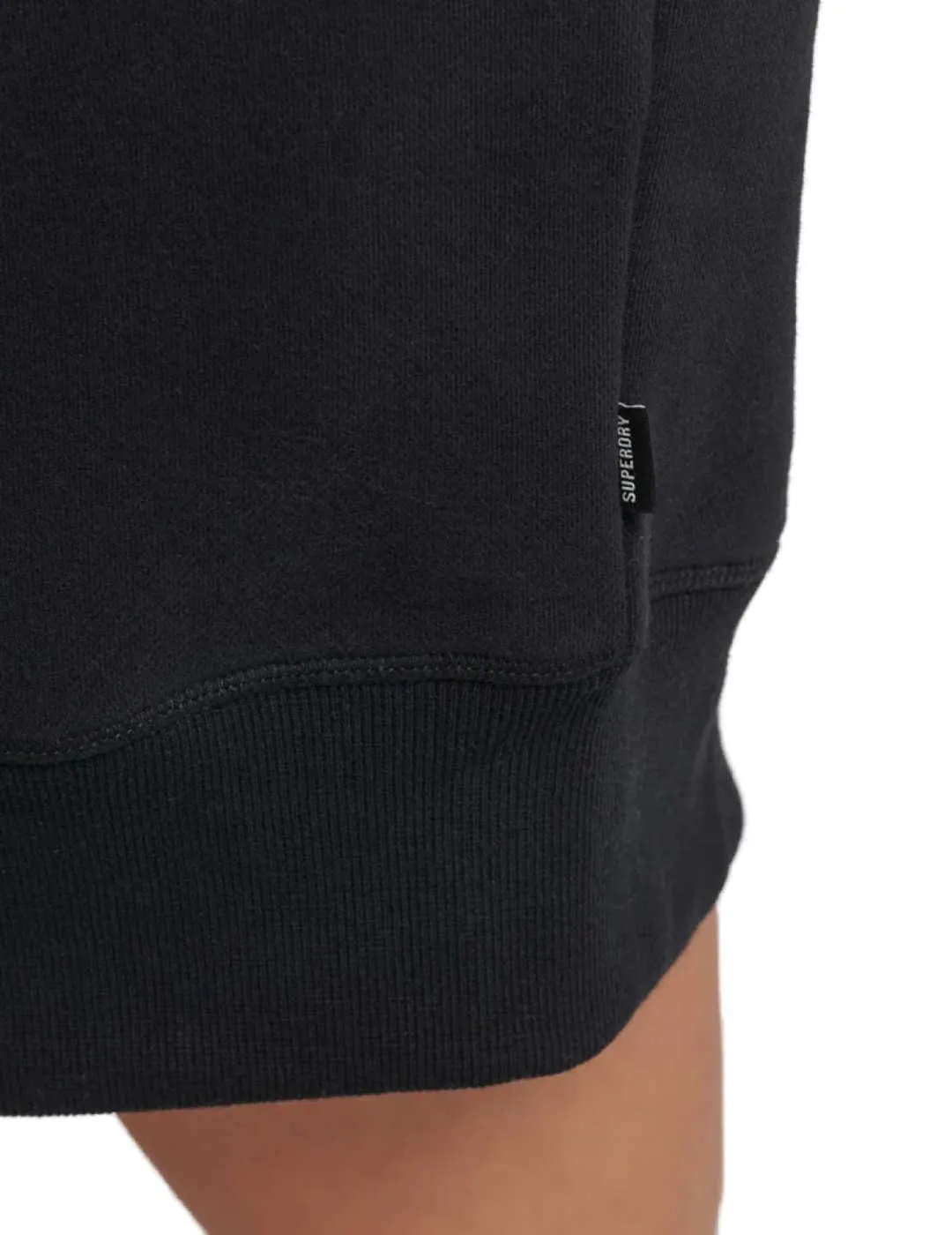 VESTIDO SUPERDRY SUDADERA LOGO NEGRO PARA MUJERB