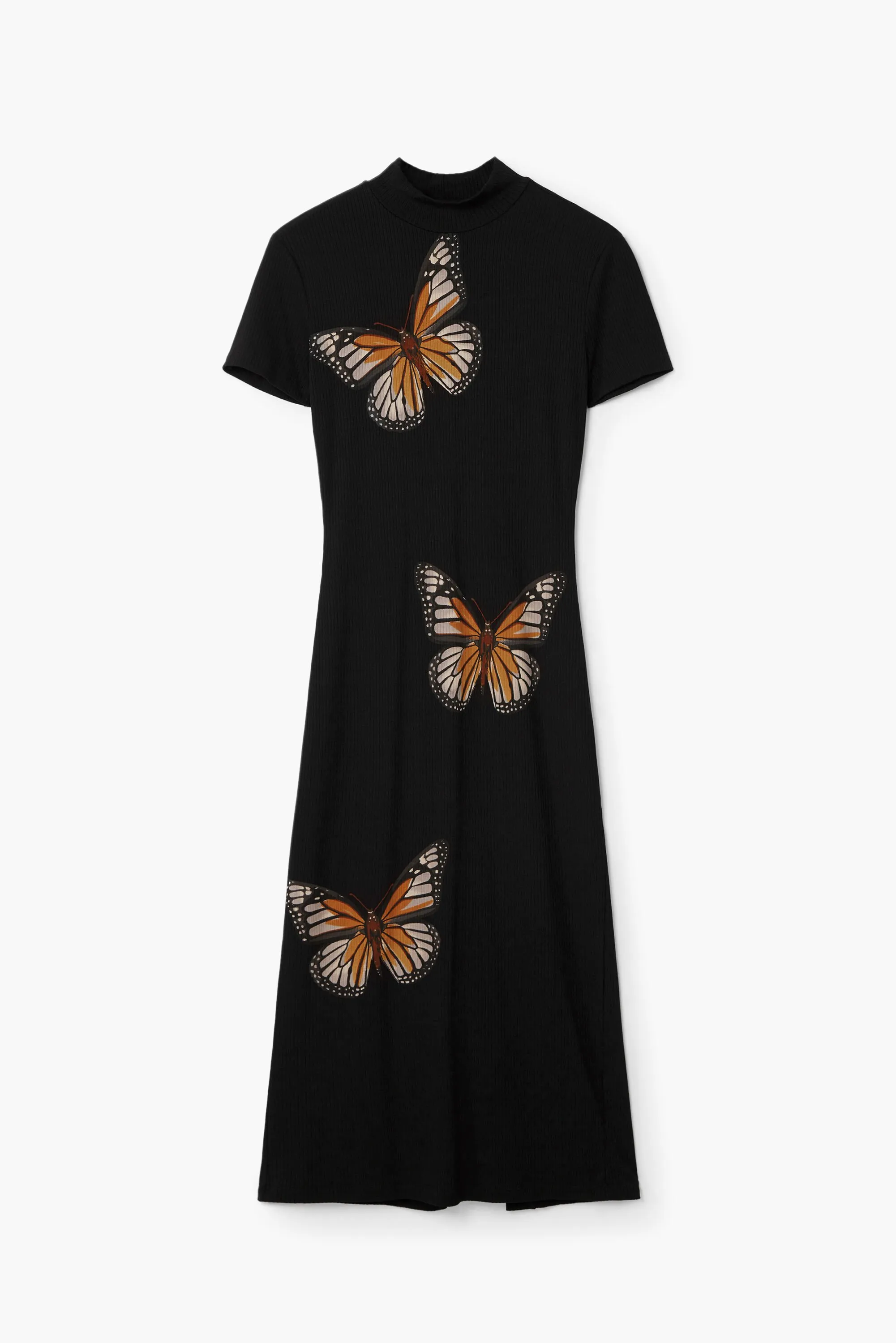 Vestit slim midi papallones