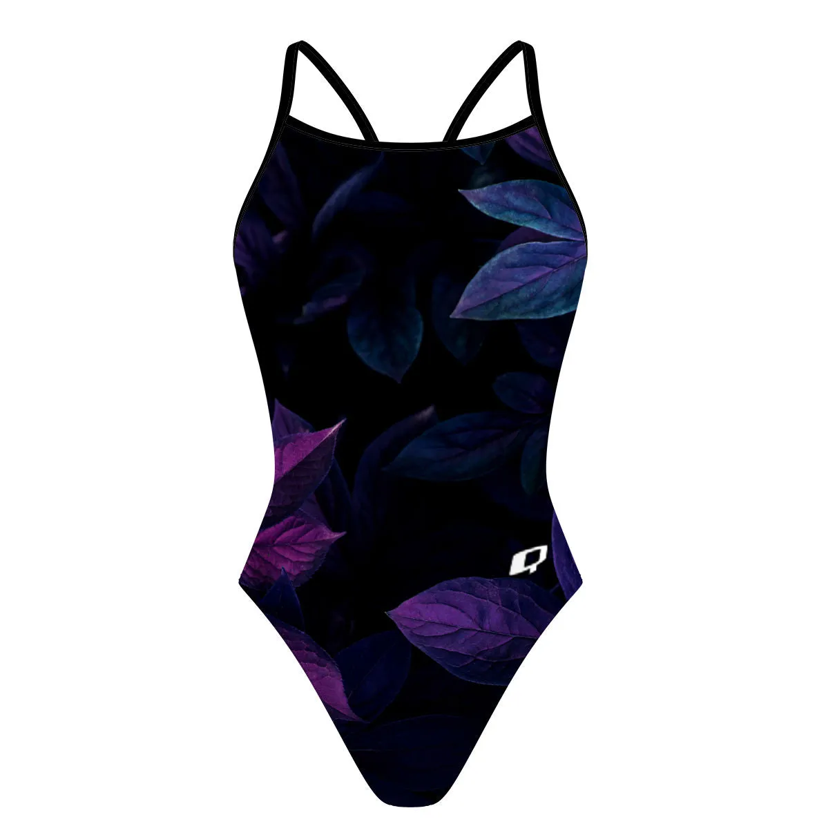 WILD PLANTS  SKINNY STRAP SWIMSUIT