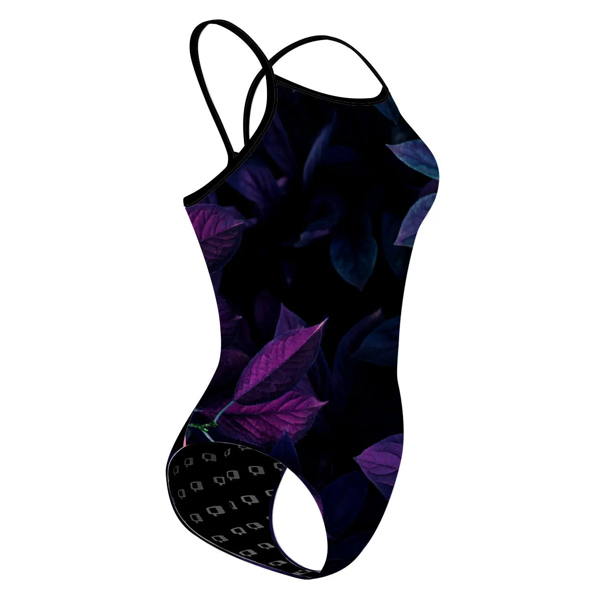 WILD PLANTS  SKINNY STRAP SWIMSUIT