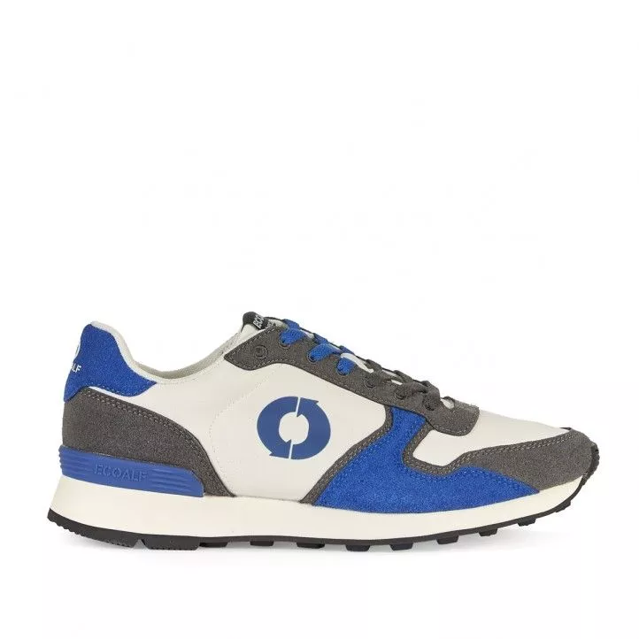 Zapatillas deportivas ECOALF blancas con partes grises y azules