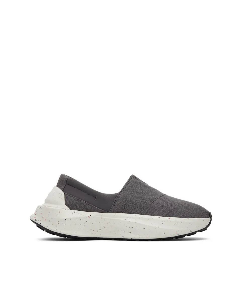 ZAPATILLAS SLIPON DE MUJER TEJIDO GRIS PAVIMENTO