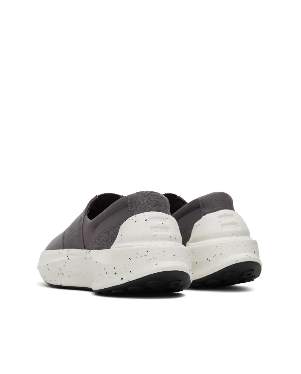 ZAPATILLAS SLIPON DE MUJER TEJIDO GRIS PAVIMENTO