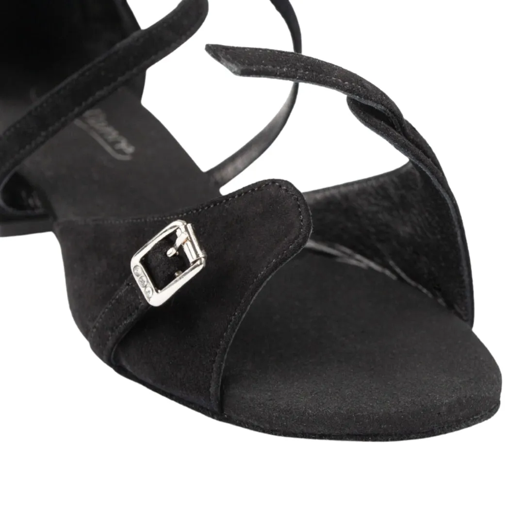 Zapatos de danza PD636 Premium en nobuk negro