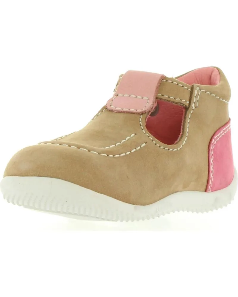 ZAPATOS DE NIñA Y NIñO KICKERS 21812610 BONBEK 113 BEIGE ROSE