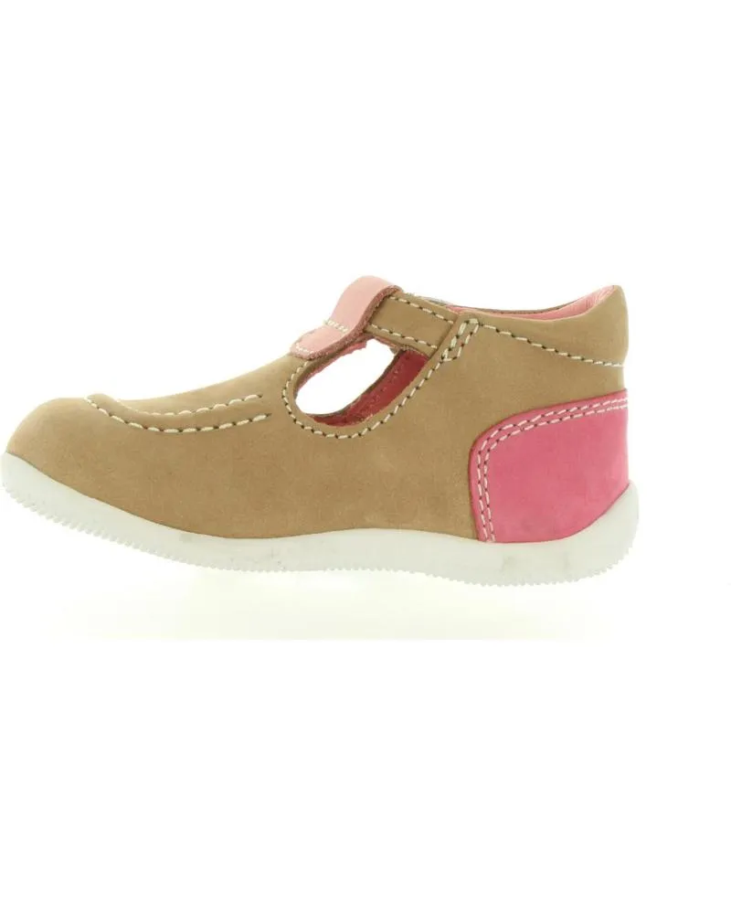 ZAPATOS DE NIñA Y NIñO KICKERS 21812610 BONBEK 113 BEIGE ROSE