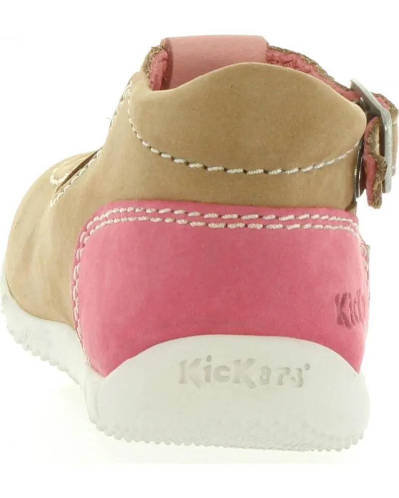 ZAPATOS DE NIñA Y NIñO KICKERS 21812610 BONBEK 113 BEIGE ROSE