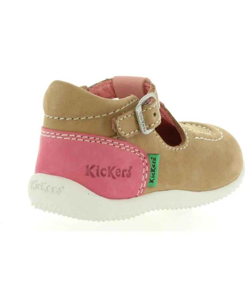 ZAPATOS DE NIñA Y NIñO KICKERS 21812610 BONBEK 113 BEIGE ROSE