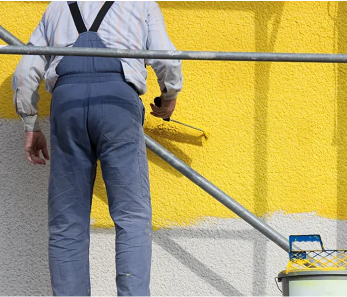 ZINSSER ALLCOAT PINTURA EXTERIOR PARA PAREDES RAL 3000 ROJO VIVO  10 LITRO